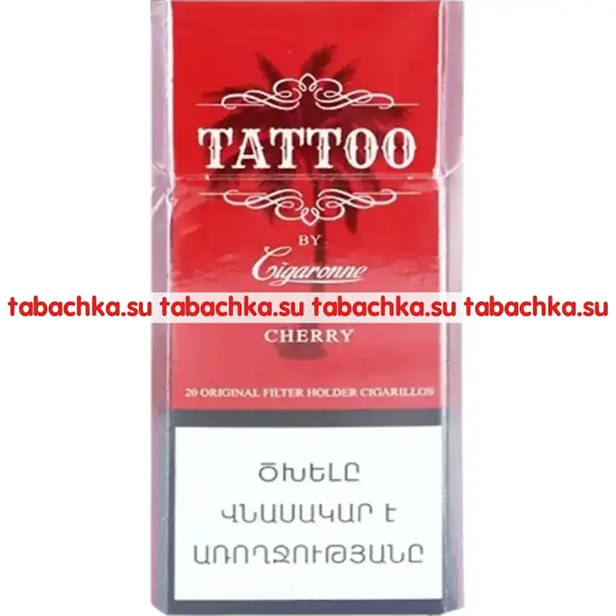 Сигареты Cigaronne Tattoo Superslims Cherry Сигареты Cigaronne Tattoo Superslims Cherry